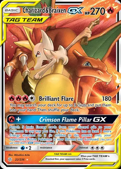Charizard e Braixen GX