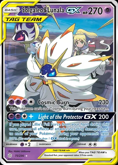Solgaleo e Lunala GX