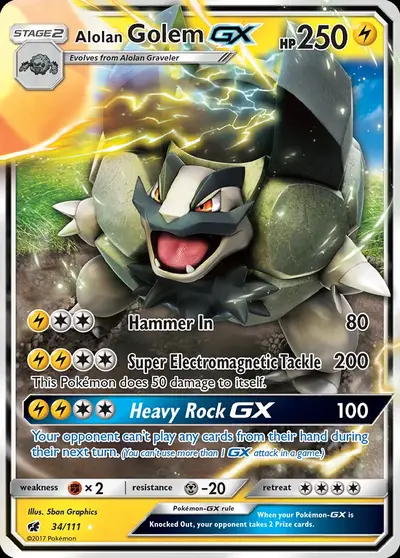Golem di Alola GX