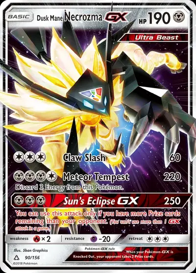 Necrozma Criniera del Vespro GX