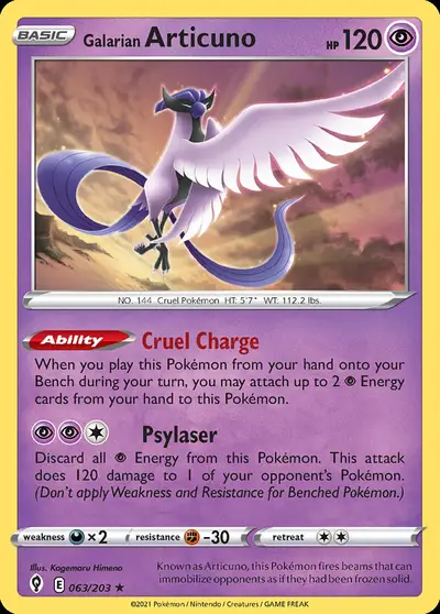 Articuno di Galar